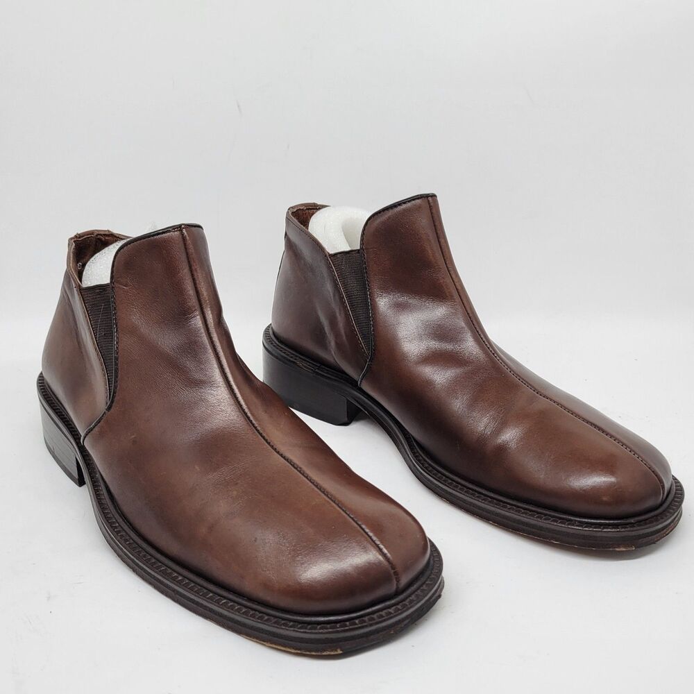 Brass Boot Chelsea Ankle Mens Size 8 Shoes